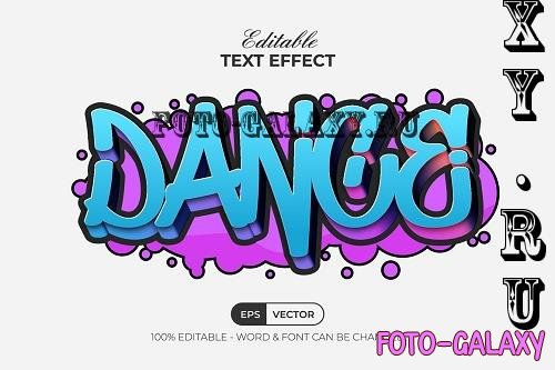 Dance Graffiti Text Effect Style - 91959007