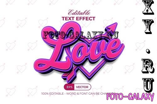 Love Pink Text Effect Style - 91962326