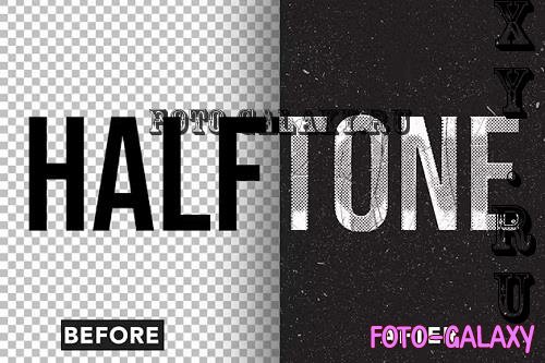 Halftone Text Effect - K9GXAX6