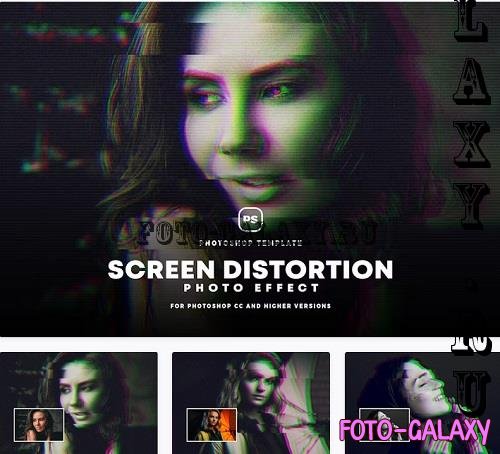 Screen Distortion Effect - C6AJ99H