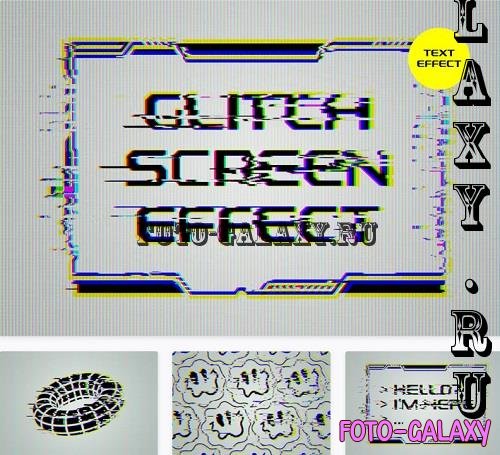 Glitch Screen Text & Logo Effect - 91973045