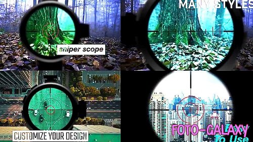 Sniper Scope Target Replacement Title 1673450 - Project for After Effects