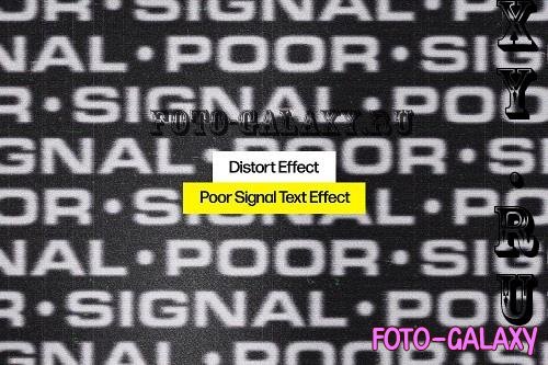 Poor Signal Text Effect - 91978880