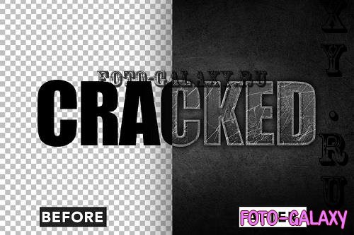 Cracked Text Effect - RMYYK6V