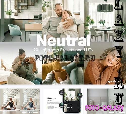 20 Neutral Lightroom Presets LUTs - 91967981  - KYW99U2