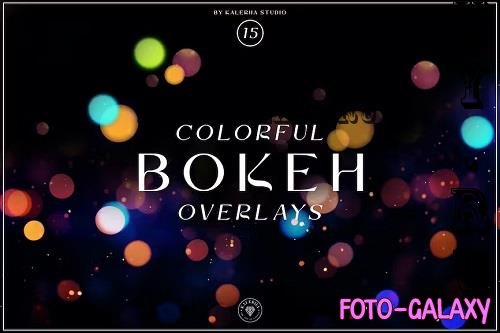 Colorful Bokeh Overlays - TPCQDNZ