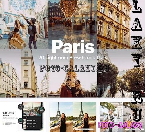 20 Paris Lightroom Presets LUTs - 91974535