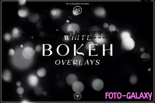 White Bokeh Overlays - P5HZ35V