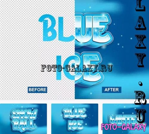 Blue Ice Text Effect - 9CB8LQC