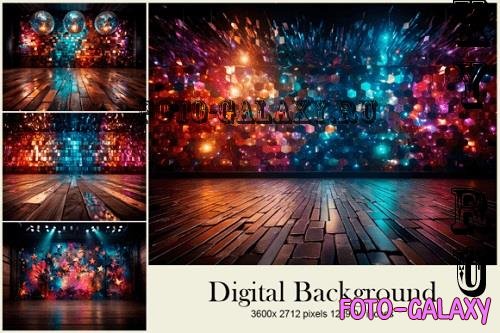 Bokeh Wedding Studio Backdrop Overlays