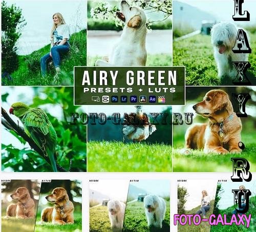 Airy Green Presets - luts Videos Premiere Pro - QC2AQTV