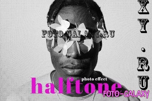 Halftone Duotone Photo Effect Template - T4LHZB3