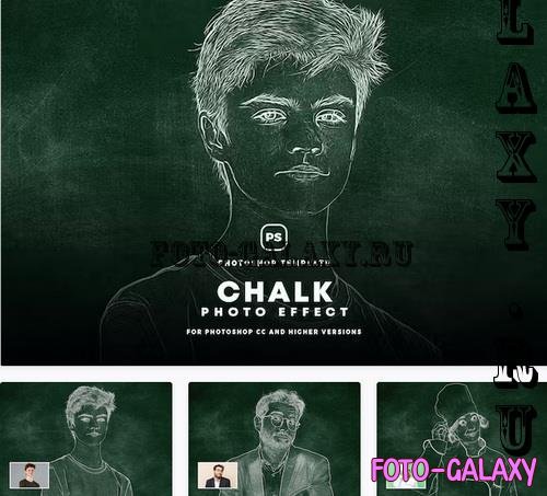 Chalk Photo Effect - U7LUL8D
