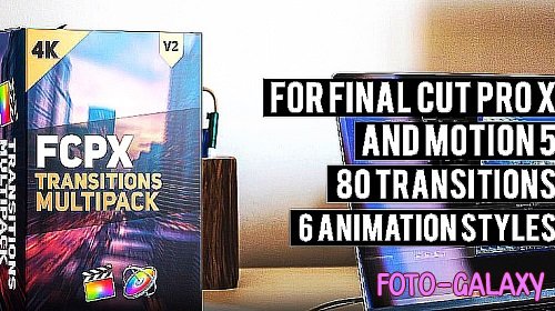 Videohive - 90 Transitions Multipack 20406765 - Project For Final Cut & Apple Motion