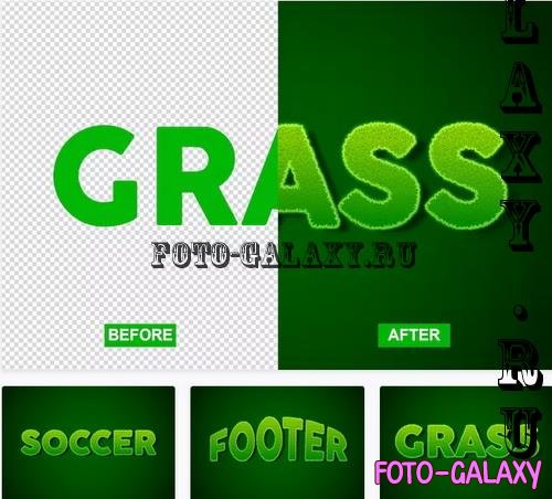 Grass Text Effect - VJZCK4E