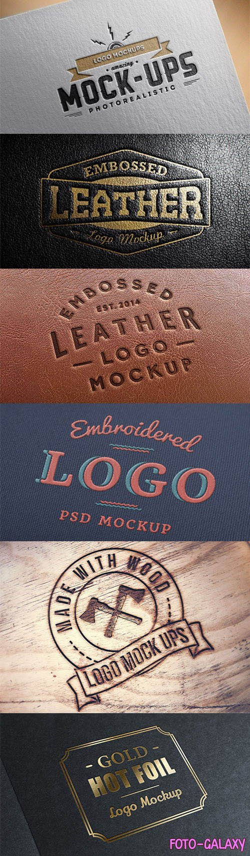 22 Logo PSD Mockups Templates