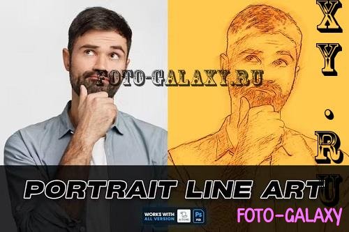 Portrait Line Art - TRS92RK