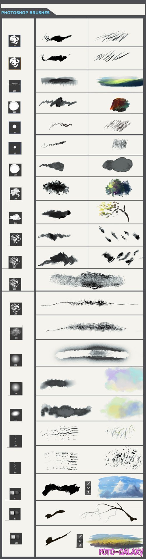 Nature - Brushes Pack for Photoshop