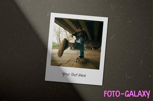 Polaroid Frame PSD Mockup Template v.2