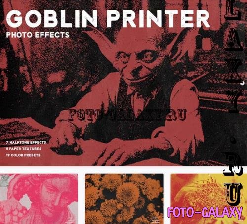 Goblin Printer - Halftone Effects - 92049165