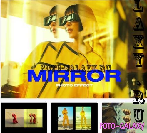 Distorting Mirror Photo Effect - 92136732