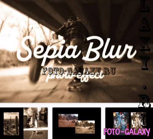 Sepia Blur Photo Effect - 92138889