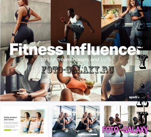 20 Fitness Influencer Presets & LUTs - 92056498