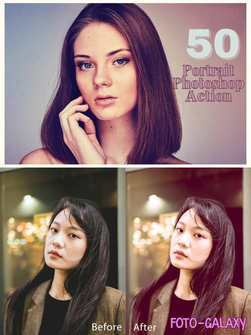 50 Portrait Photoshop Actions for Fashion Photographers