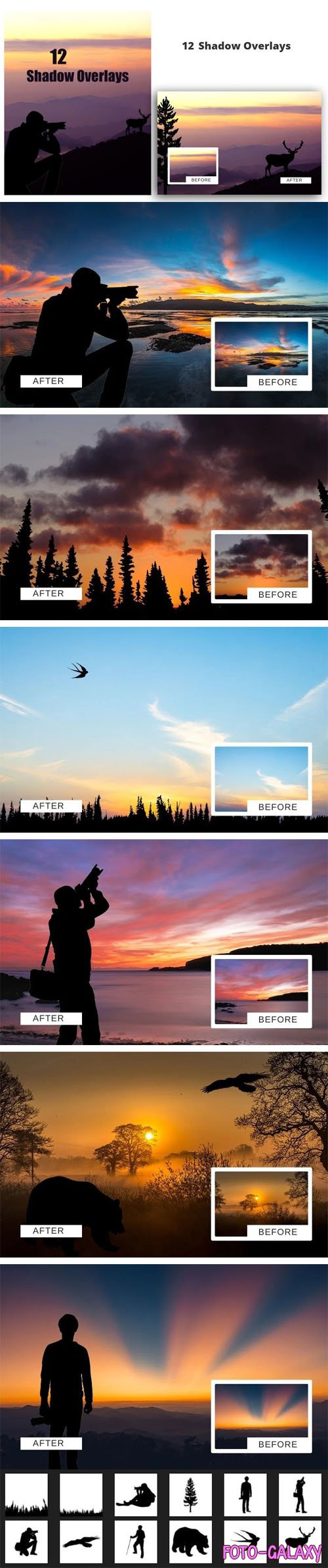 Stunning Realistic Shadow Overlays Bundle