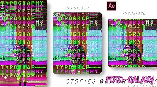 Stories Typography Opener 1682727 - After Effects Templates