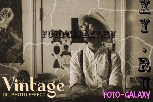Vintage Old Photo Effect - 92444318