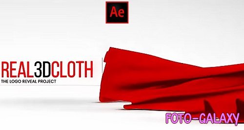 Real 3d Cloth Logo Reveal 2306796 - Project for After Effects 
