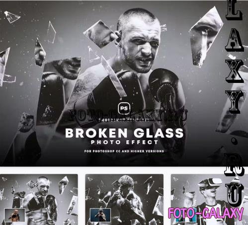 Broken Glass Photo Effect - YCGMG7N