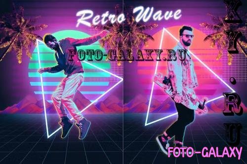 Retro Wave Photo effect - EP2B5RP