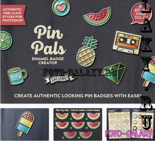 Pin Pals  Enamel Pin Badge Creator - 28SFD3K