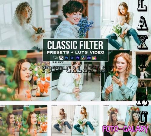 Classic Filter Presets - luts Videos Premiere Pro - CDNK9QH