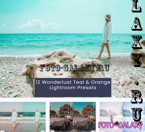 12 Wonderlust Teal & Orange Lightroom Presets - TS7H88C