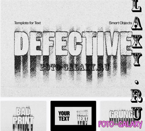 Defective Text Effect - 92508516