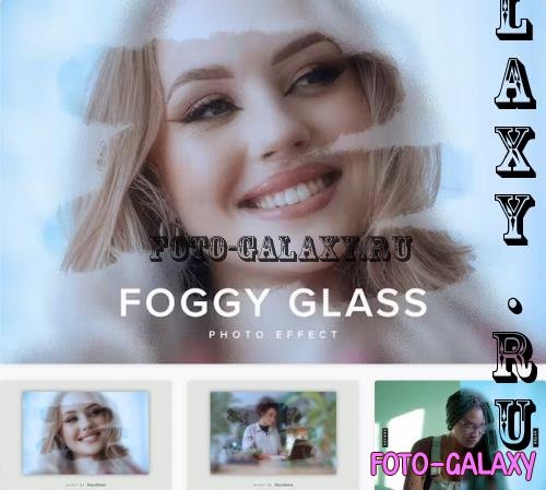 Foggy Glass PSD Photo Effect - U8FH67E