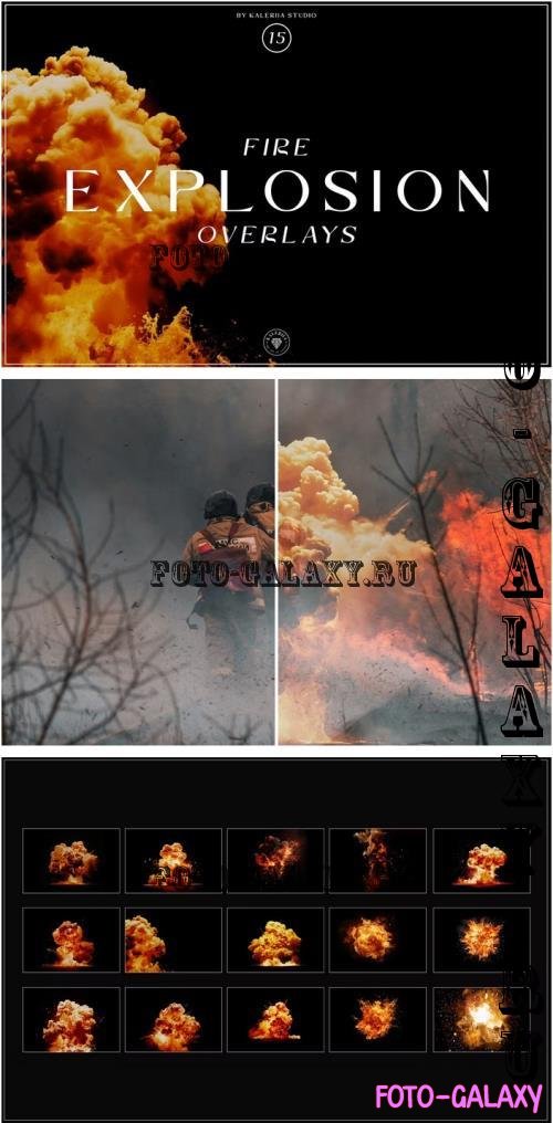 Fire Explosion Overlays - 2F5VPSM