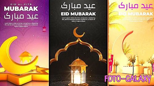 Videohive - Eid Greeting Stories Pack 51680724 - Project For Final Cut & Apple Motion