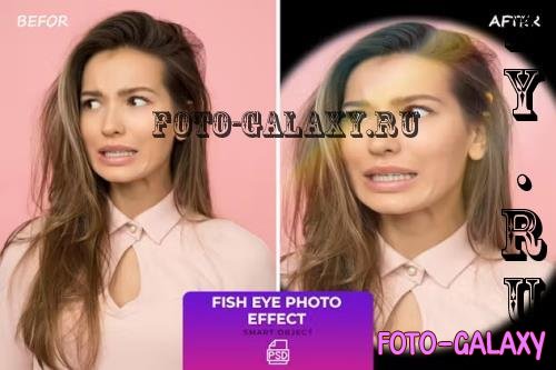 Fish eye photo effect - 3UBHKK9