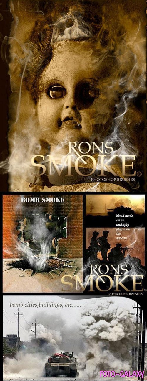 Rons Smoke Brushes for Photoshop