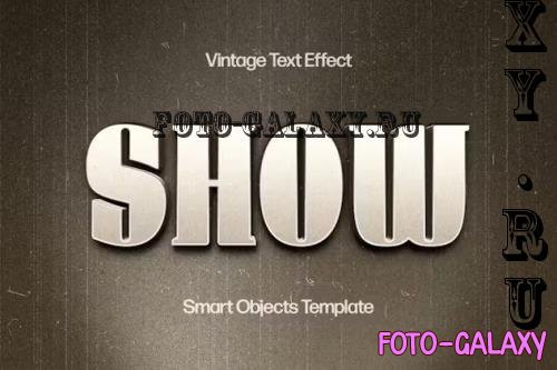 Vintage Film Text Effect - 92533025