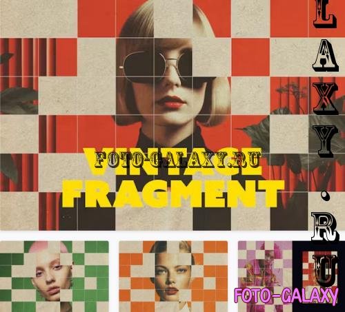 Vintage Fragments Photo Effect - 92508972