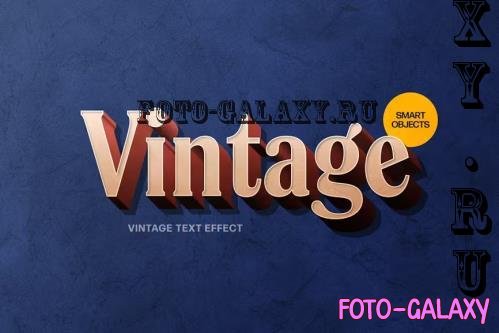 3D Vintage Text Effect - 92518623