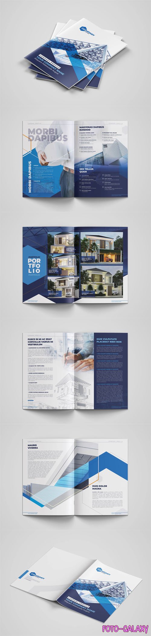 Architect Company Profile - A4 Booklet Template for InDesign