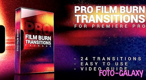 Pro Film Burn Transitions Pack 1580768 - Premiere Pro Templates