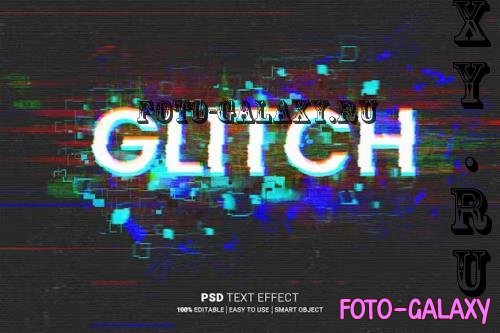 Glitch Editable Text Effect - VHT358Y