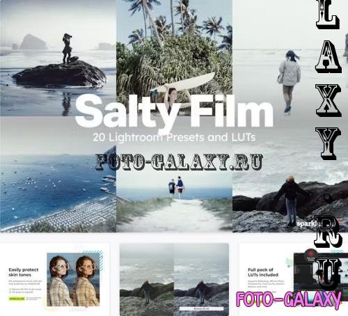 20 Salty Film Lightroom Presets LUTs - 92647879